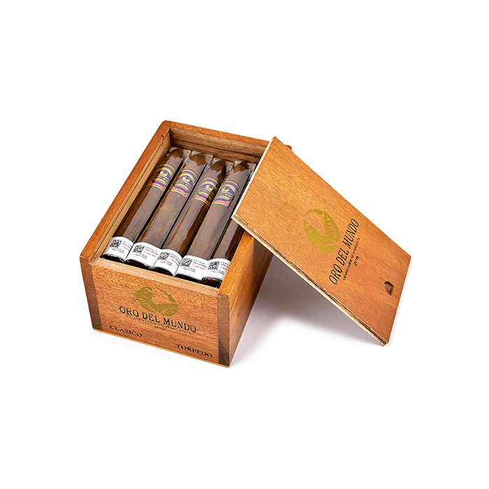 Коробка Del Mundo Clasico Torpedo на 20 сигар